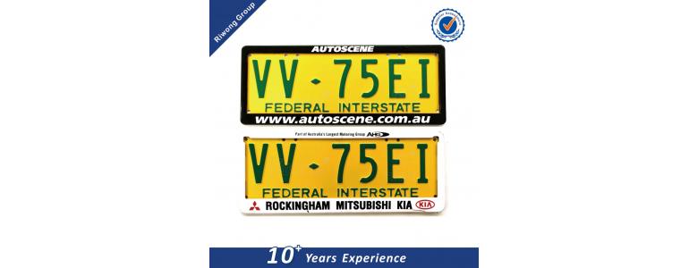 Australian Novelty Car Number Plates and Frames