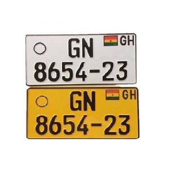Ghana Car License Plates