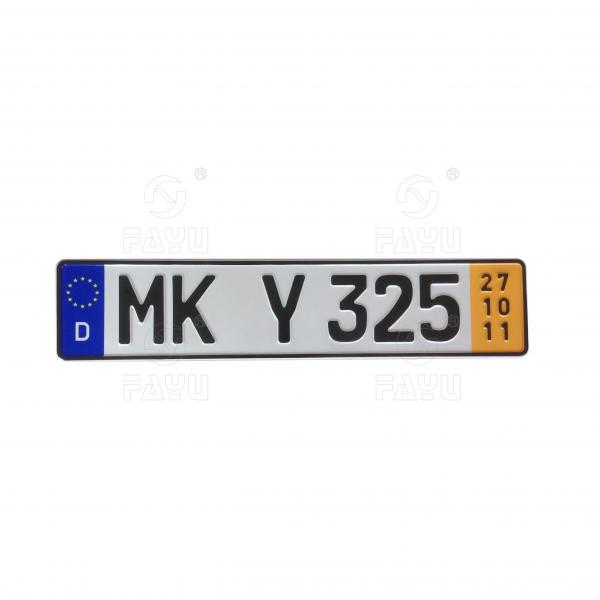 High Quality European License Plates