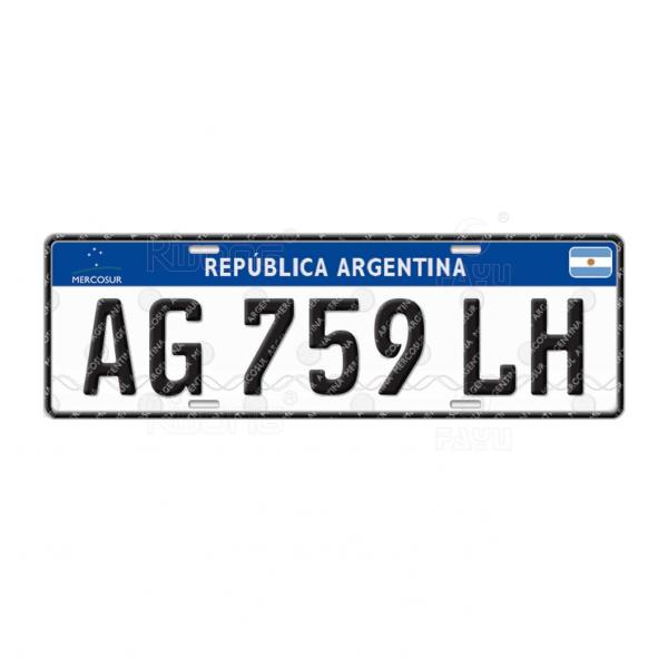 Car License Plate Mercosul