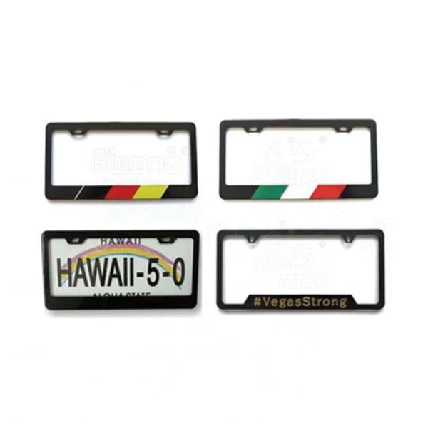 American license plate frame custom